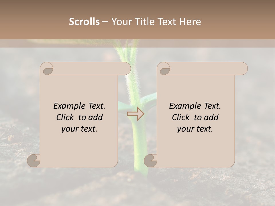 Green Agriculture Growth PowerPoint Template