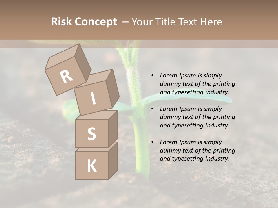 Green Agriculture Growth PowerPoint Template