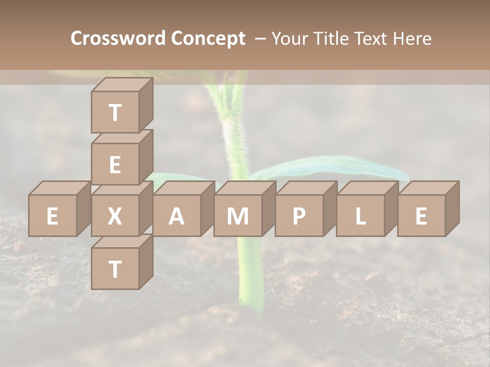 Green Agriculture Growth PowerPoint Template