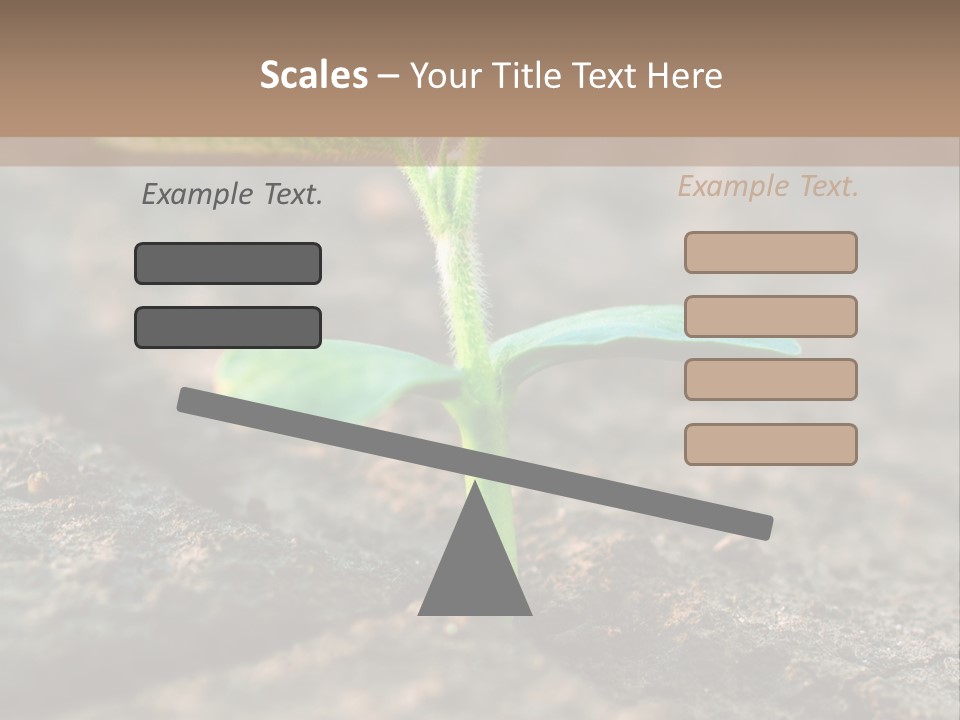 Green Agriculture Growth PowerPoint Template