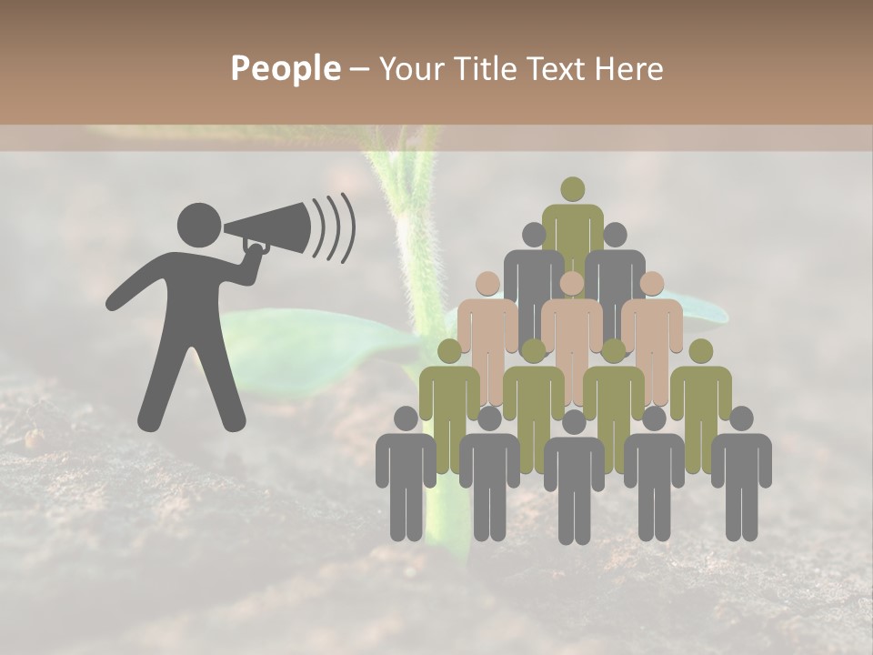 Green Agriculture Growth PowerPoint Template