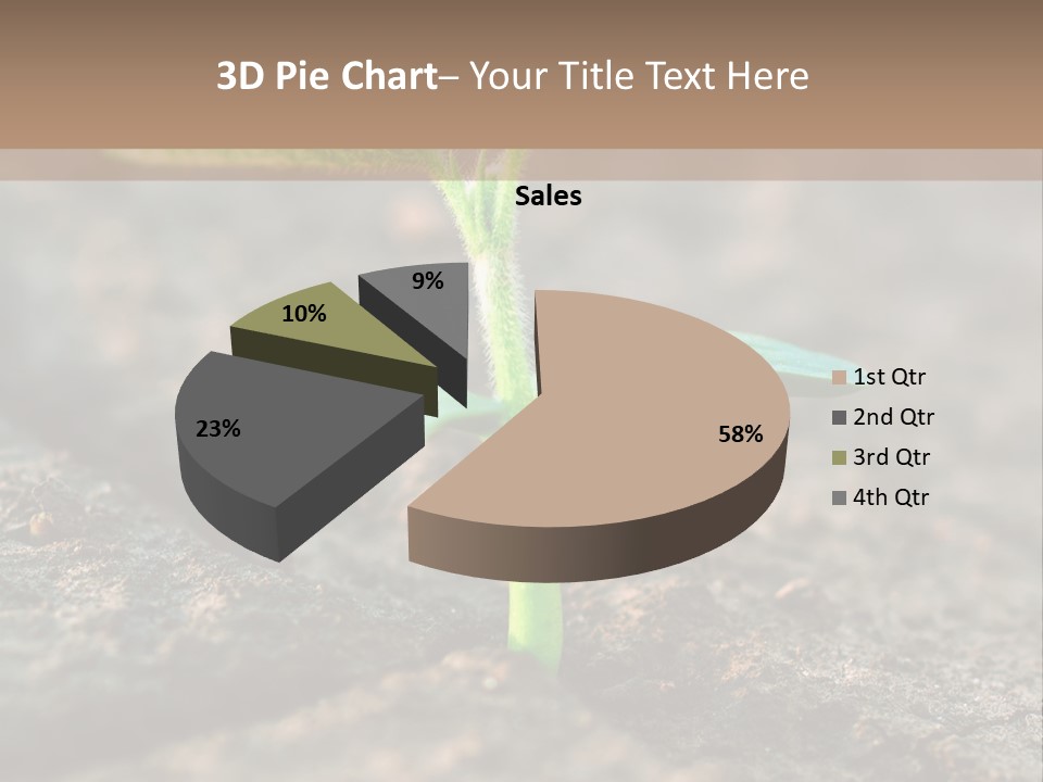 Green Agriculture Growth PowerPoint Template