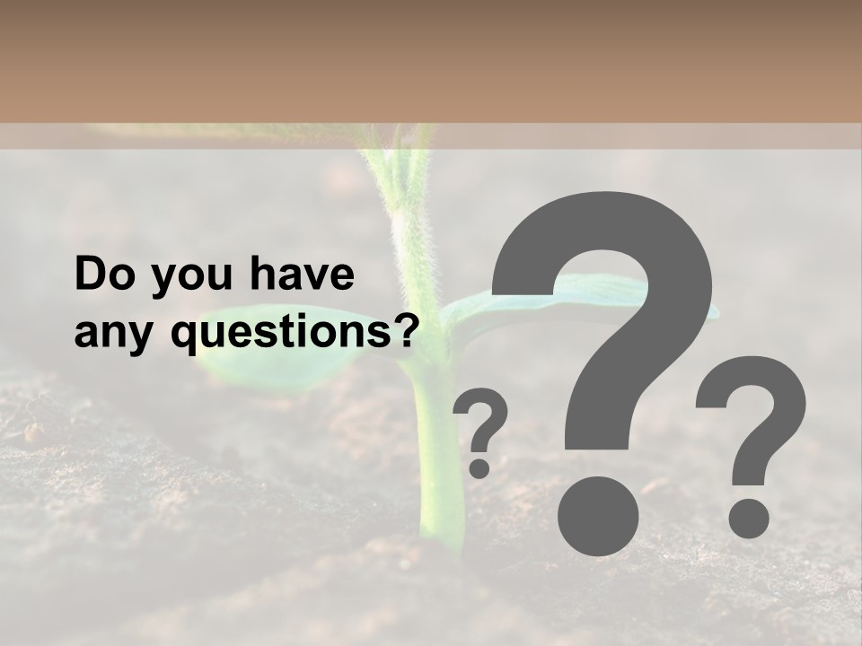 Green Agriculture Growth PowerPoint Template