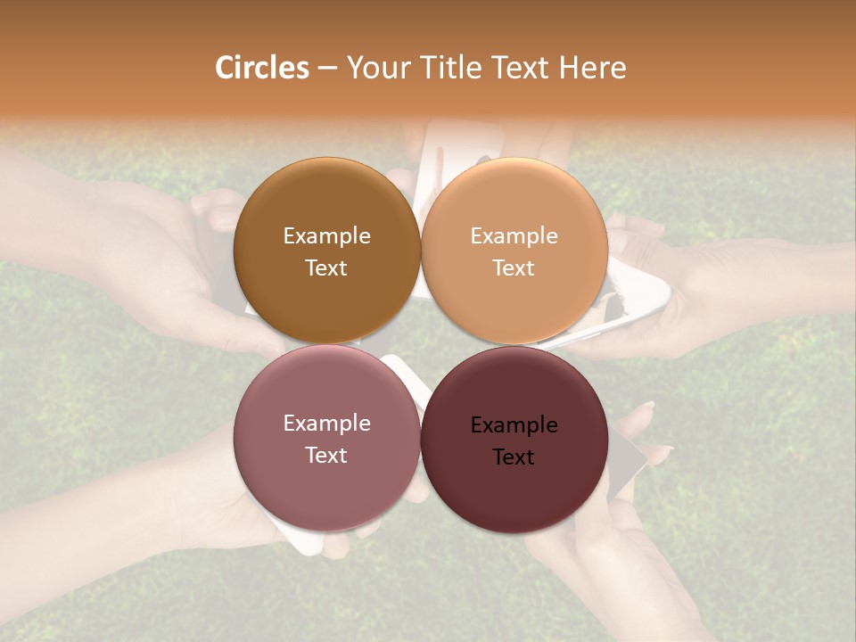 Cell App Green PowerPoint Template