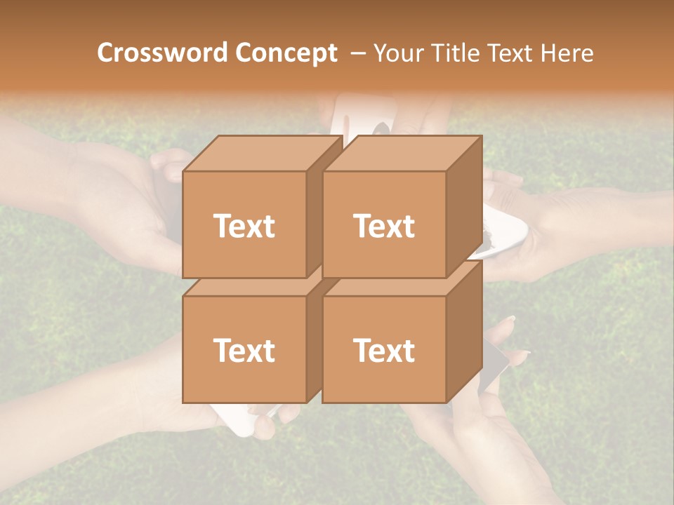 Cell App Green PowerPoint Template