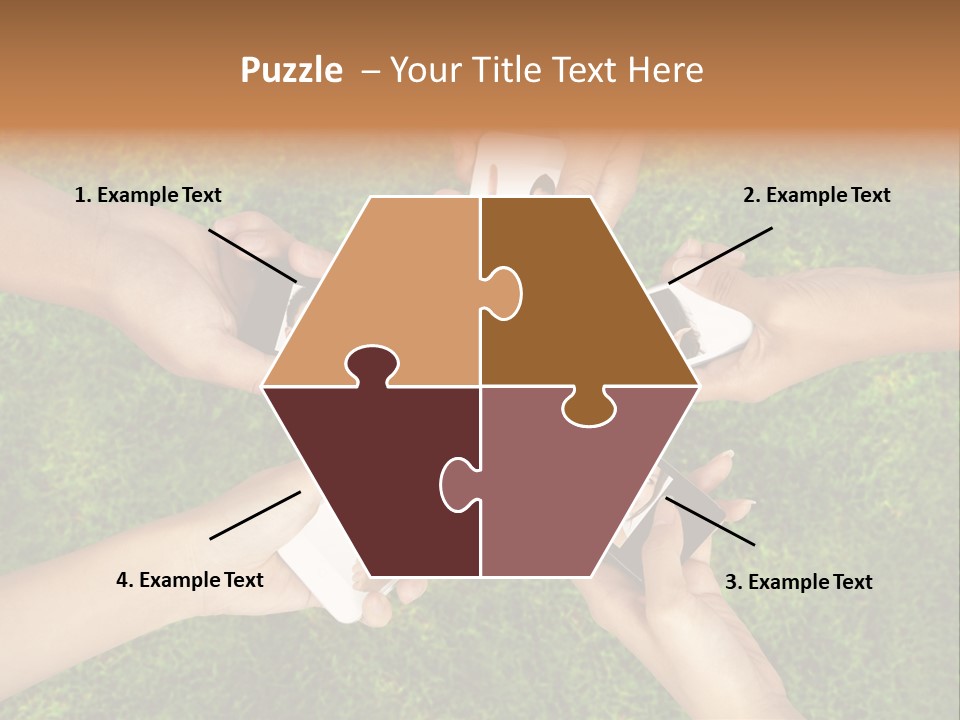 Cell App Green PowerPoint Template