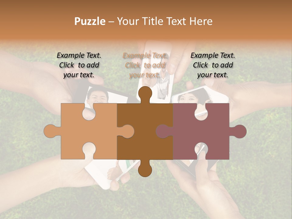 Cell App Green PowerPoint Template