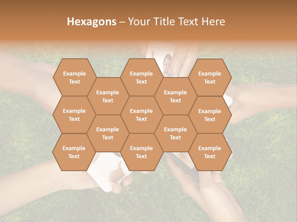 Cell App Green PowerPoint Template