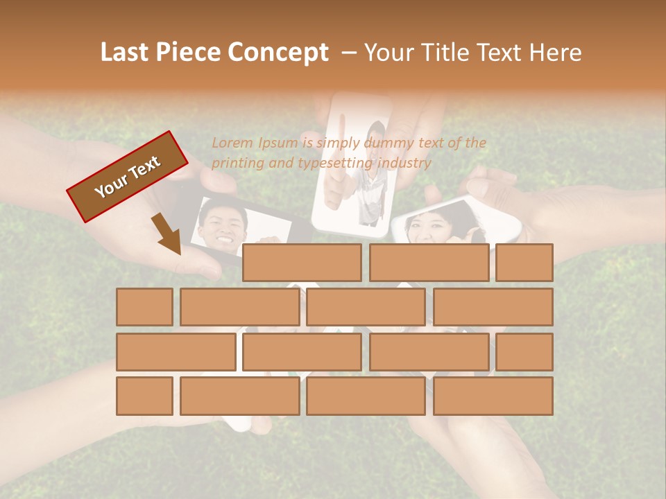 Cell App Green PowerPoint Template