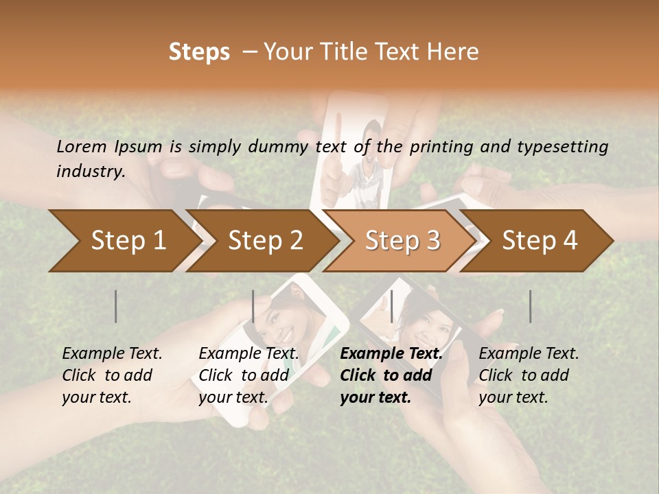 Cell App Green PowerPoint Template