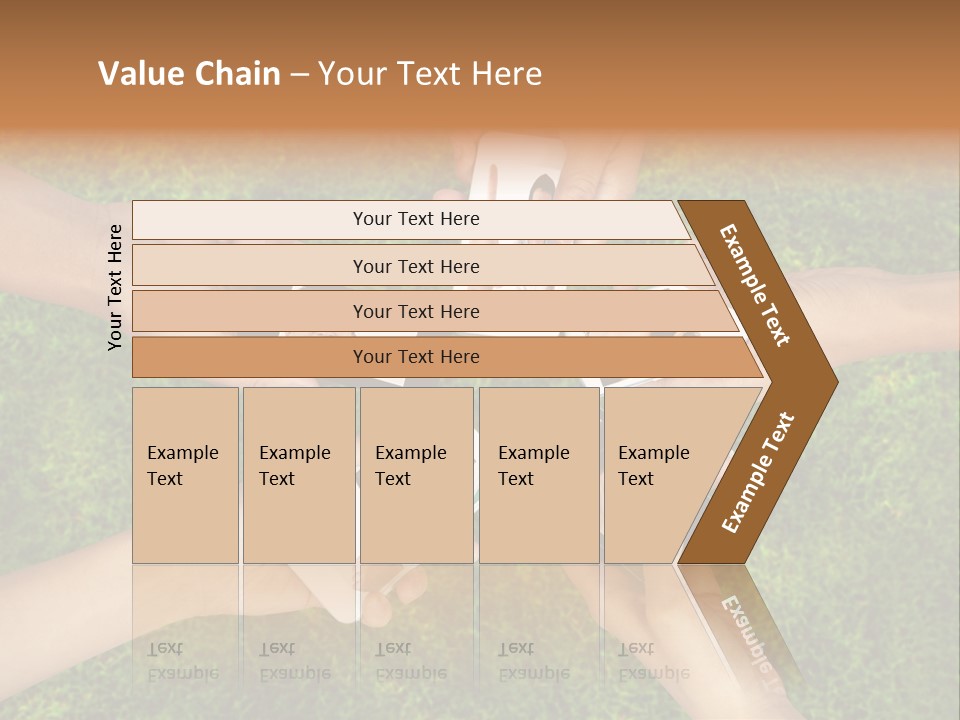 Cell App Green PowerPoint Template
