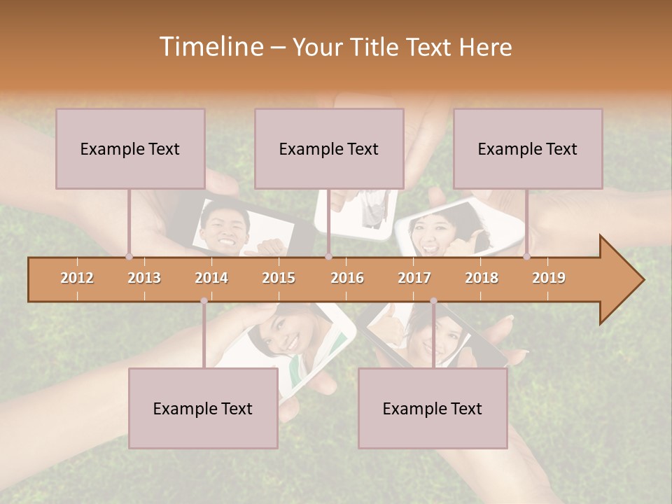 Cell App Green PowerPoint Template