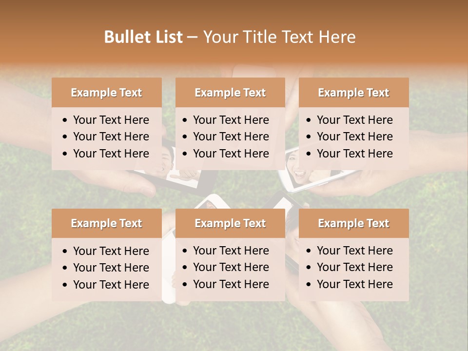 Cell App Green PowerPoint Template
