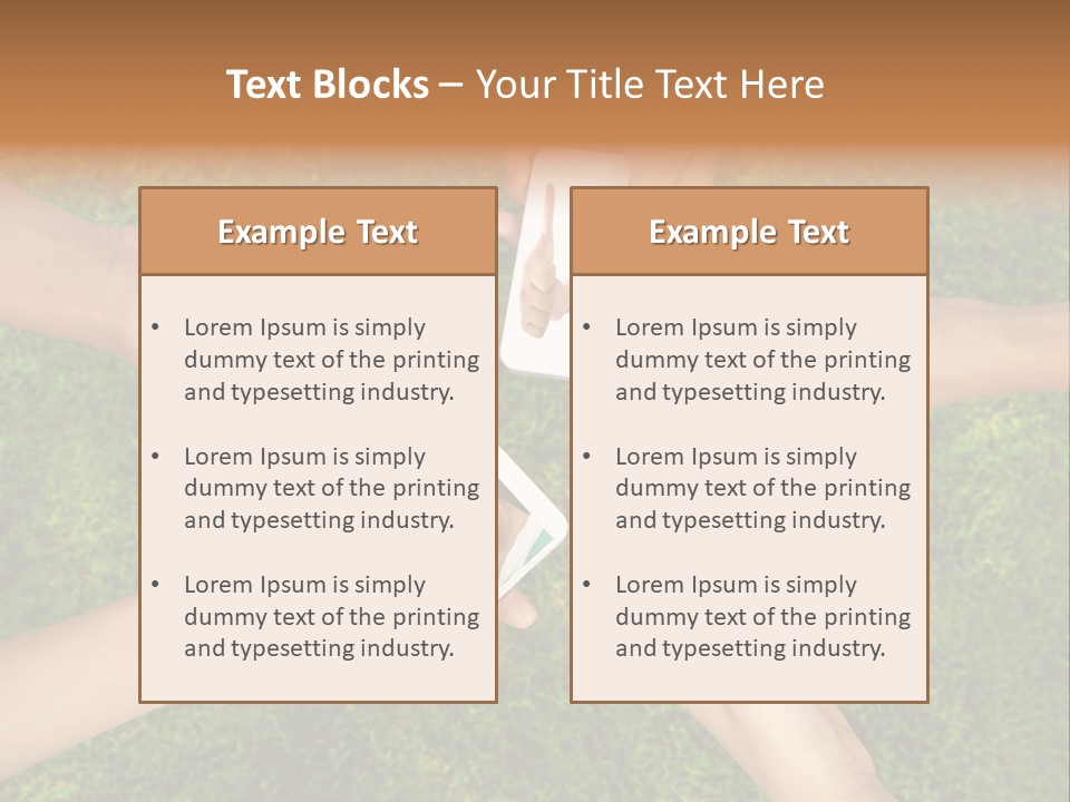 Cell App Green PowerPoint Template