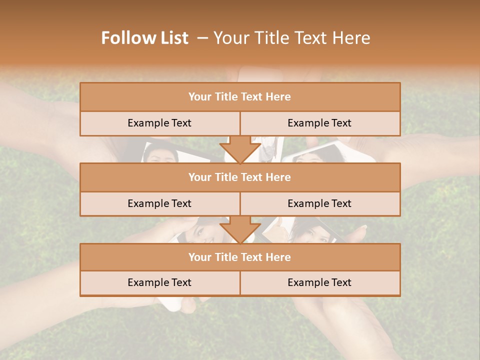 Cell App Green PowerPoint Template