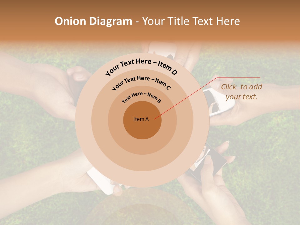 Cell App Green PowerPoint Template