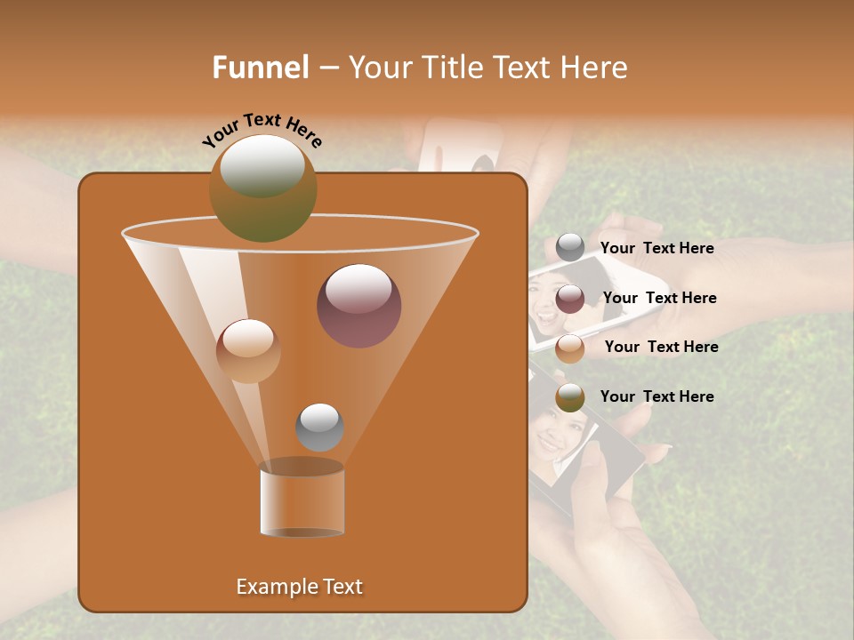 Cell App Green PowerPoint Template