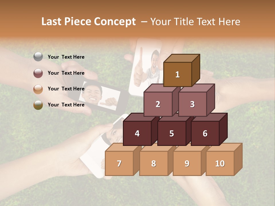 Cell App Green PowerPoint Template