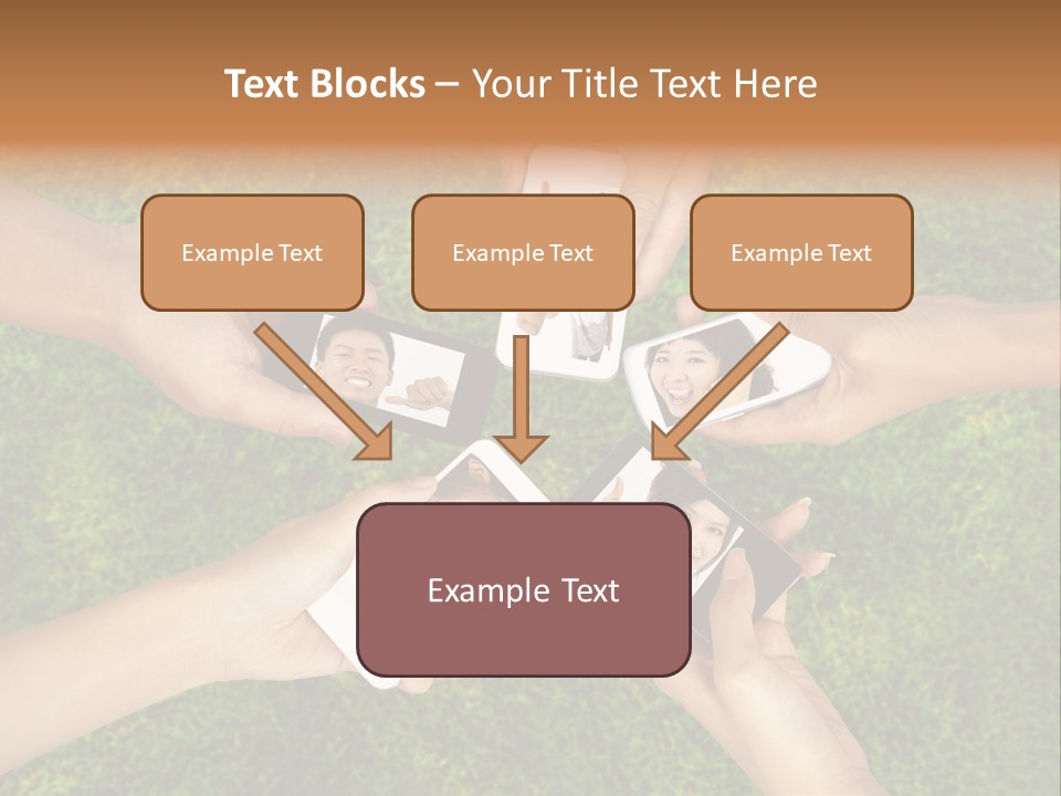 Cell App Green PowerPoint Template