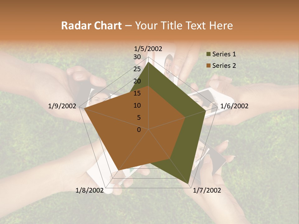 Cell App Green PowerPoint Template