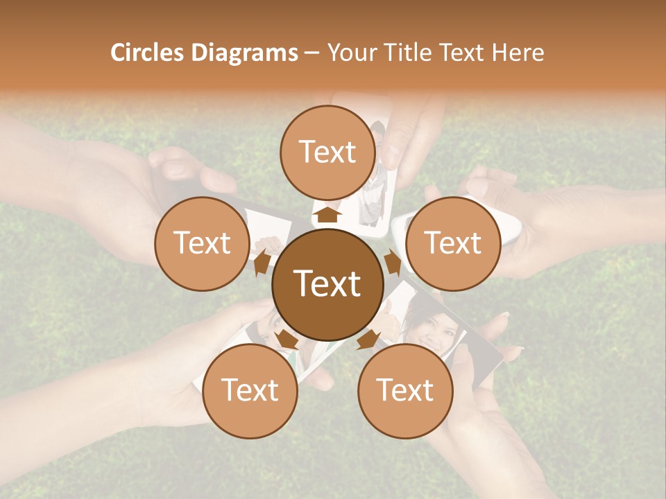 Cell App Green PowerPoint Template