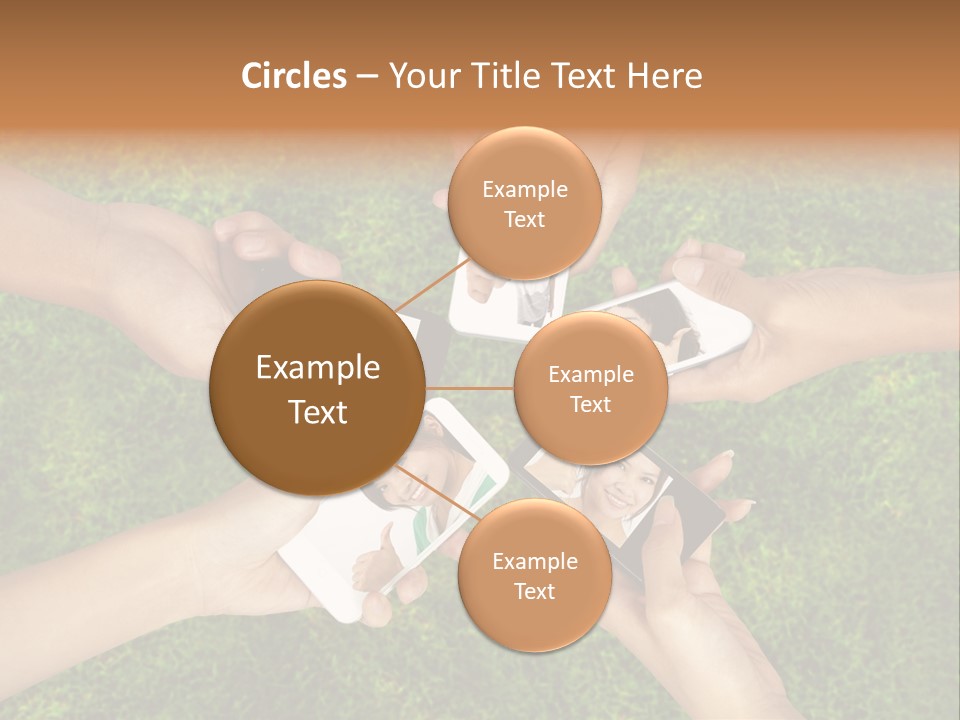 Cell App Green PowerPoint Template
