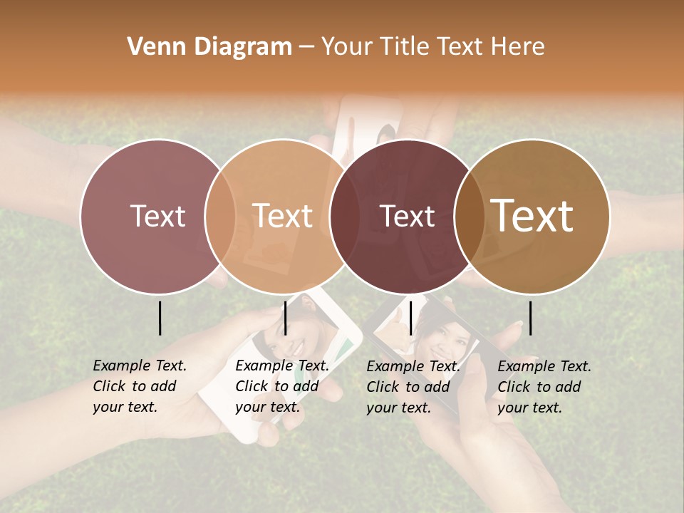 Cell App Green PowerPoint Template