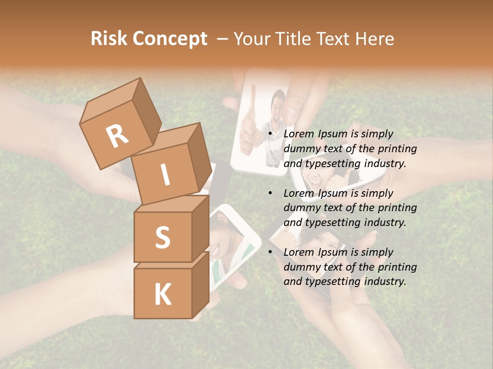 Cell App Green PowerPoint Template