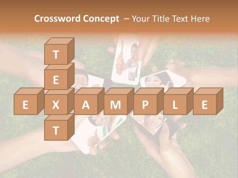 Cell App Green PowerPoint Template