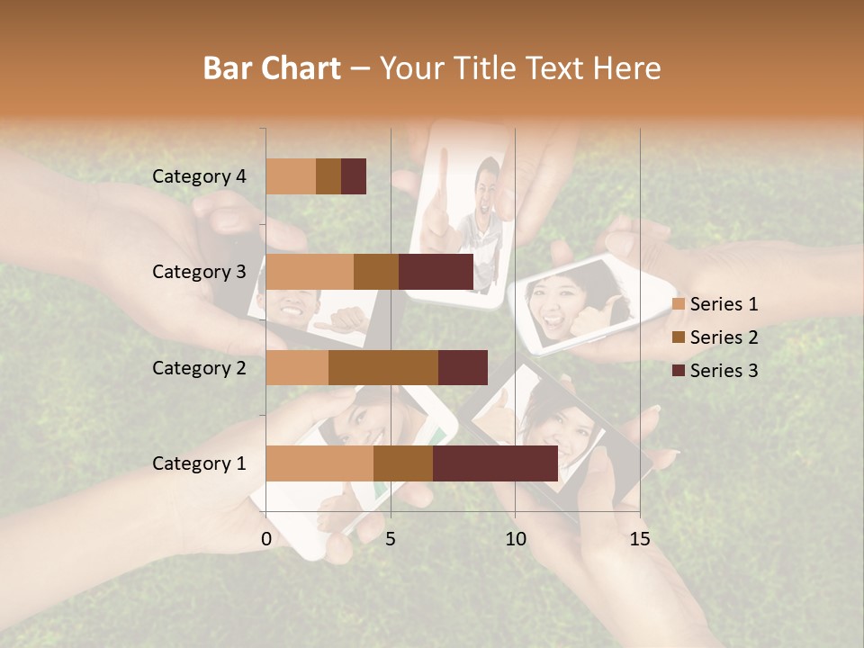 Cell App Green PowerPoint Template