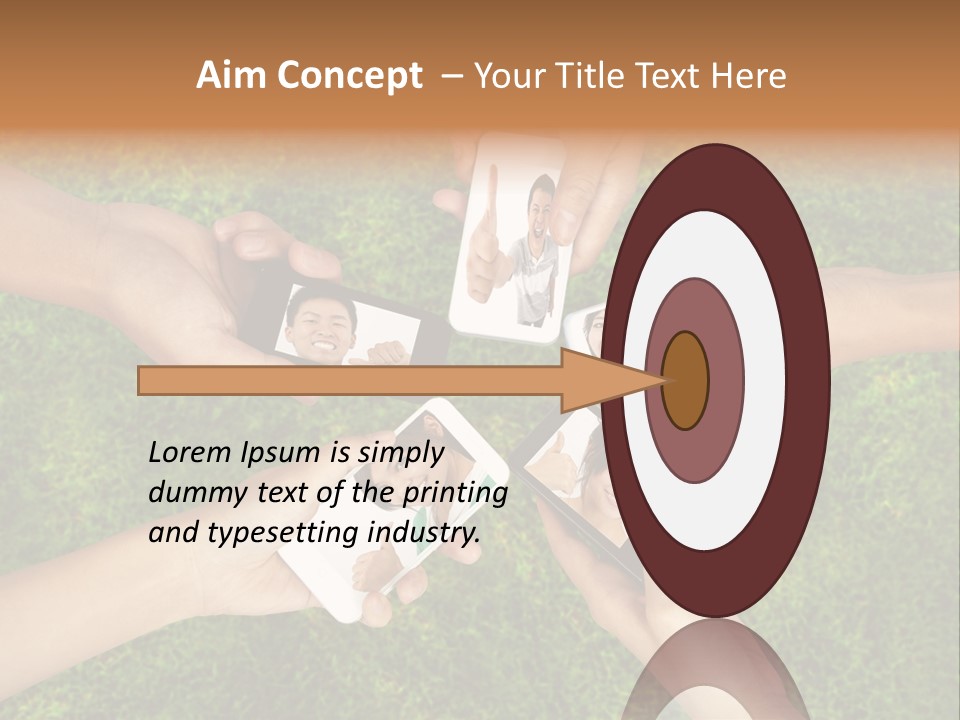 Cell App Green PowerPoint Template
