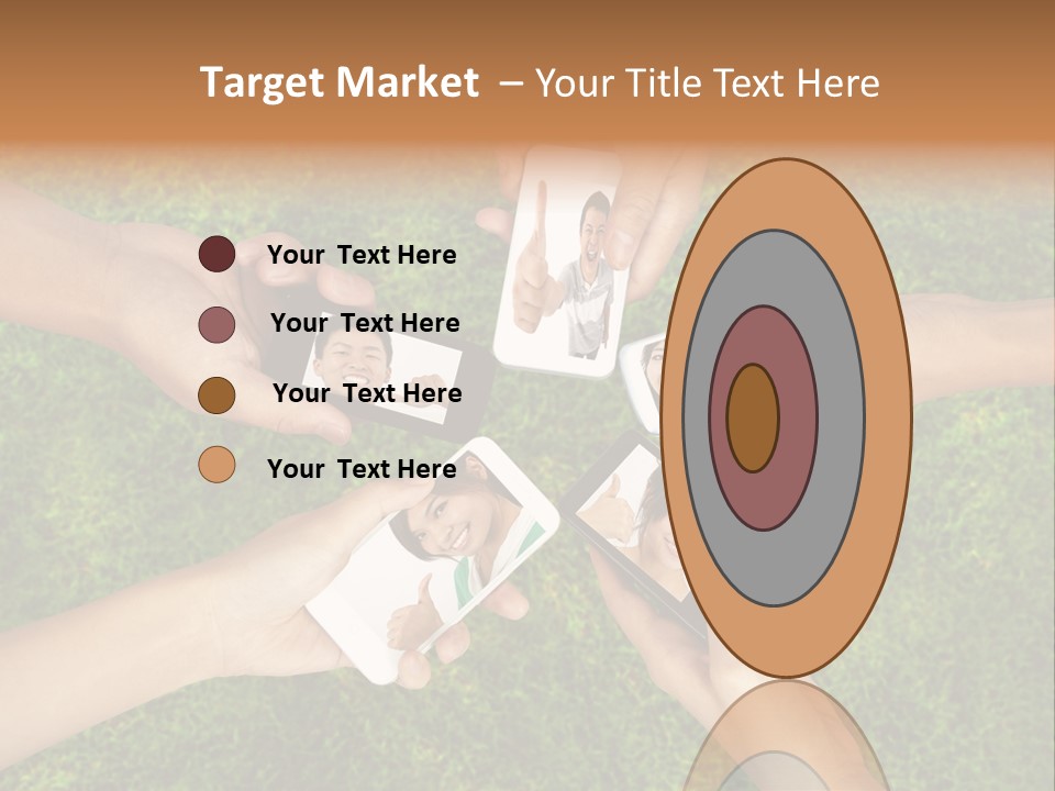 Cell App Green PowerPoint Template