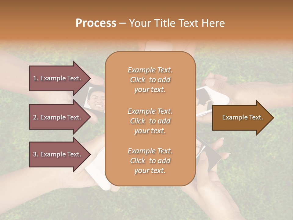Cell App Green PowerPoint Template