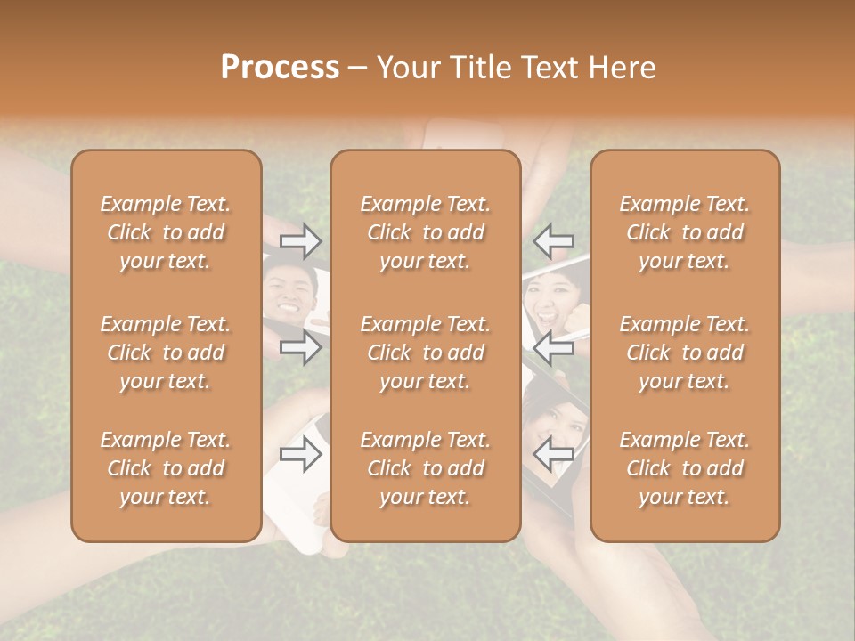 Cell App Green PowerPoint Template