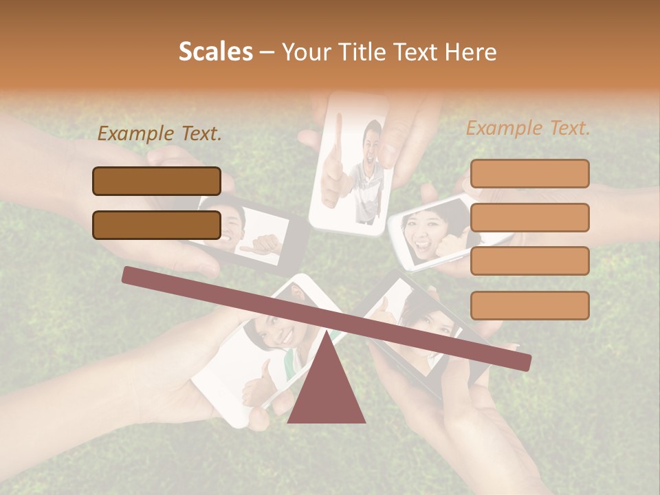 Cell App Green PowerPoint Template