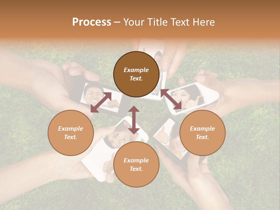 Cell App Green PowerPoint Template