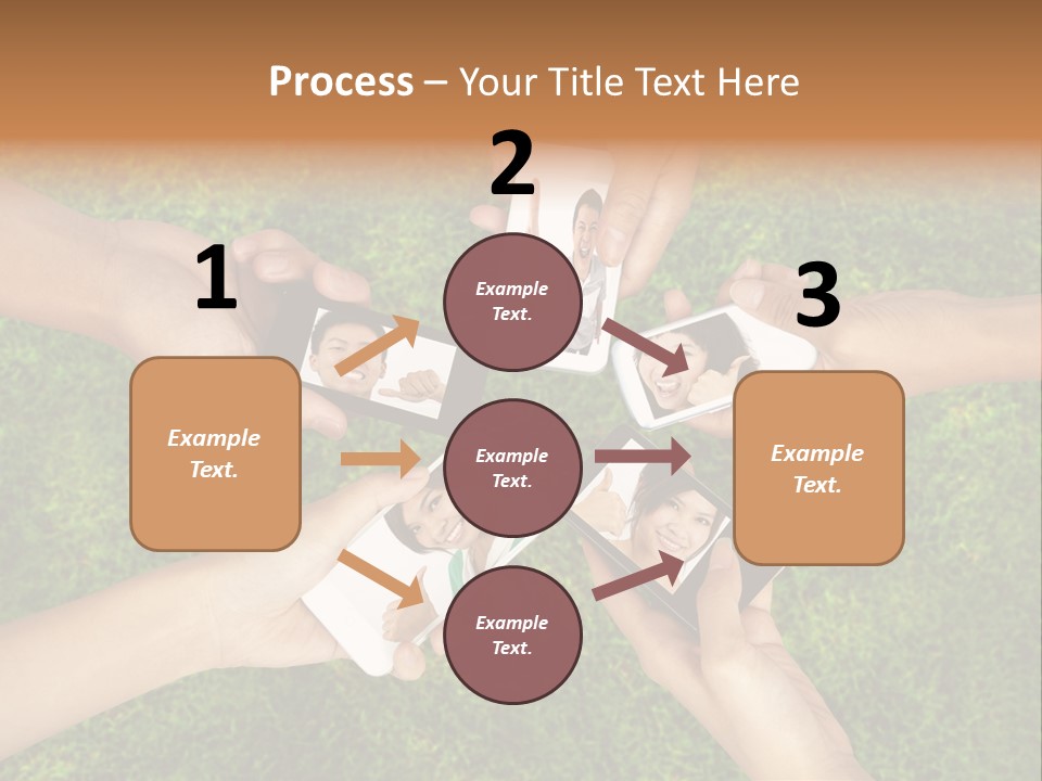Cell App Green PowerPoint Template