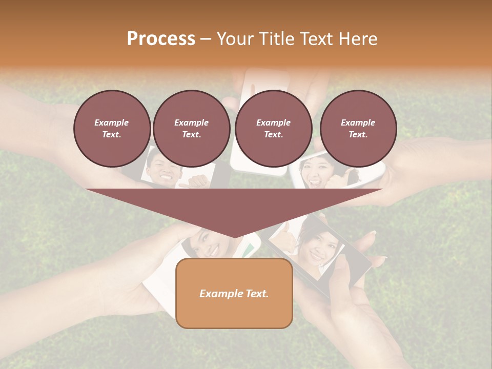 Cell App Green PowerPoint Template