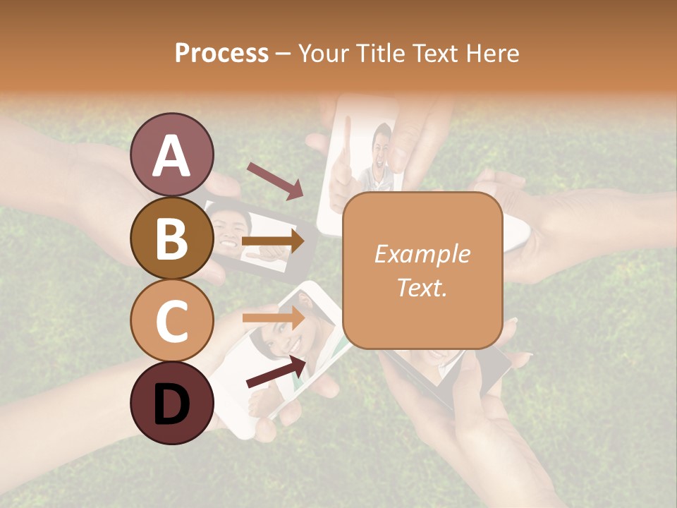 Cell App Green PowerPoint Template