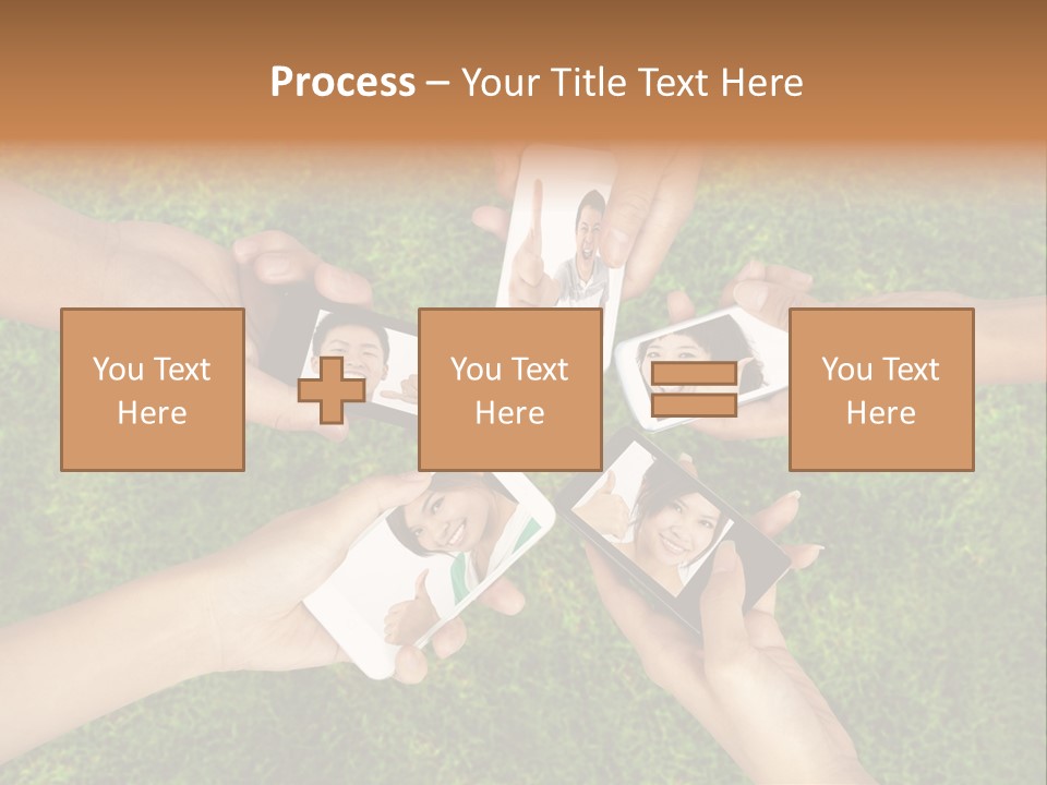 Cell App Green PowerPoint Template