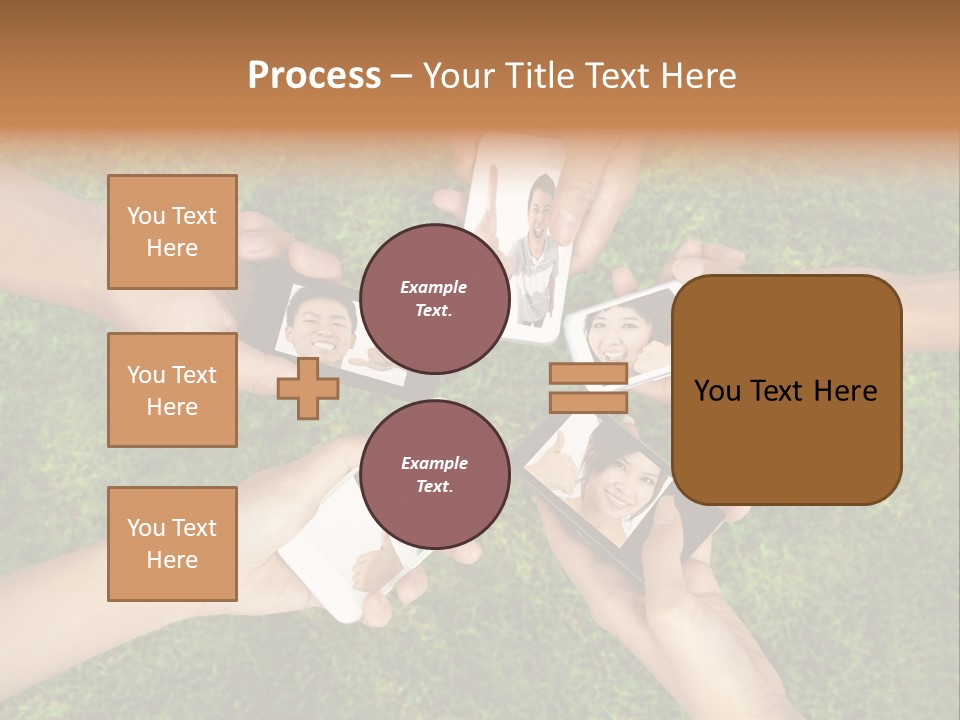 Cell App Green PowerPoint Template