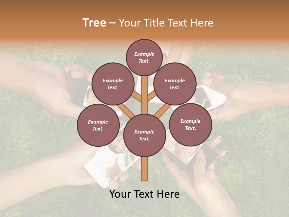 Cell App Green PowerPoint Template