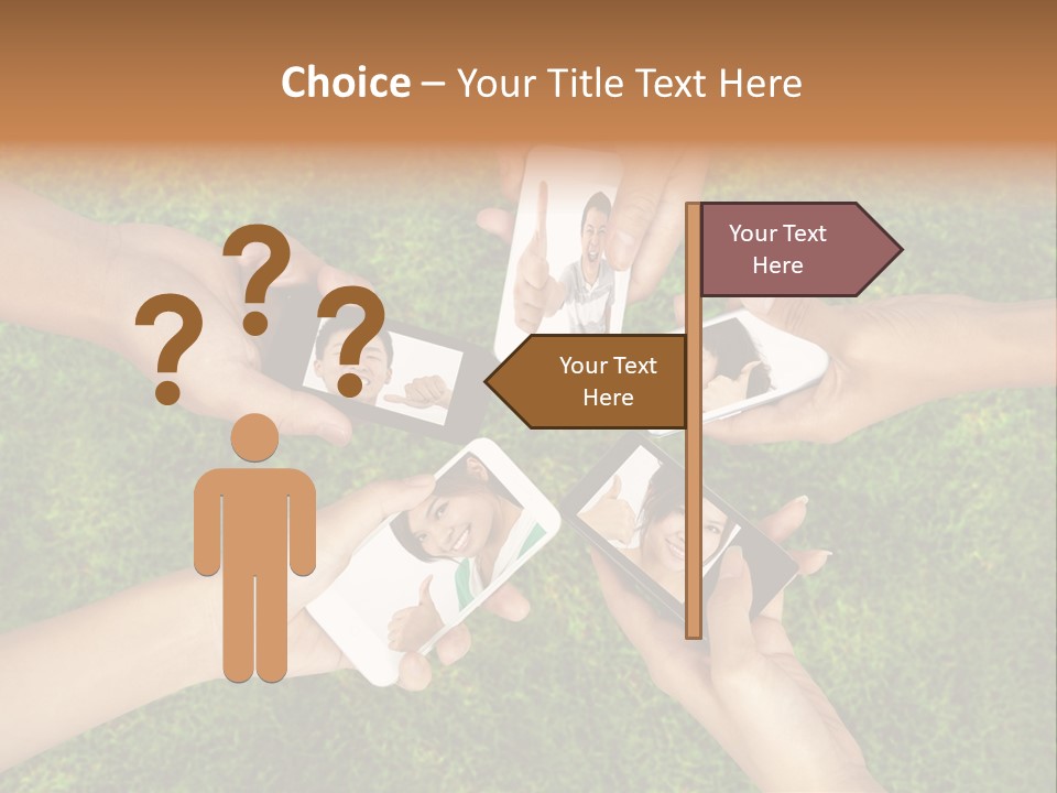 Cell App Green PowerPoint Template
