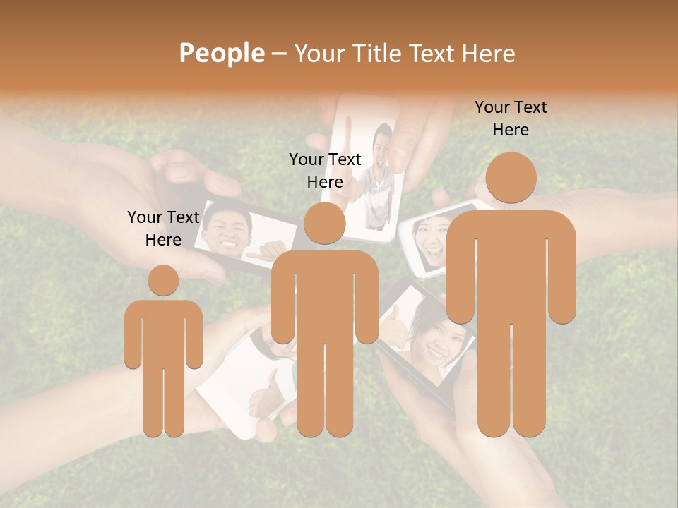 Cell App Green PowerPoint Template