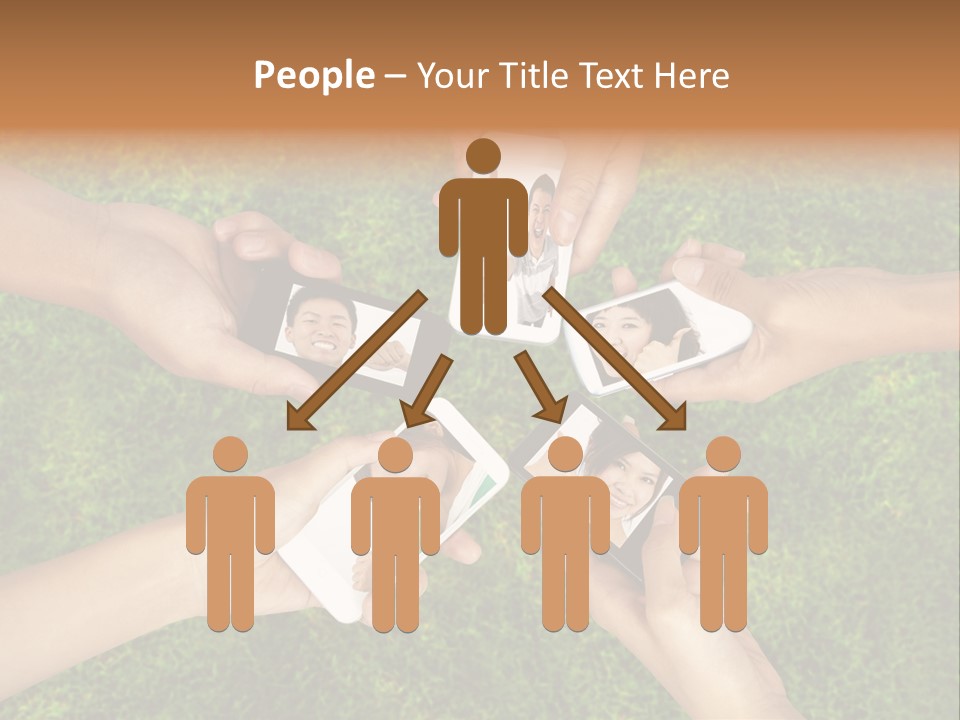 Cell App Green PowerPoint Template