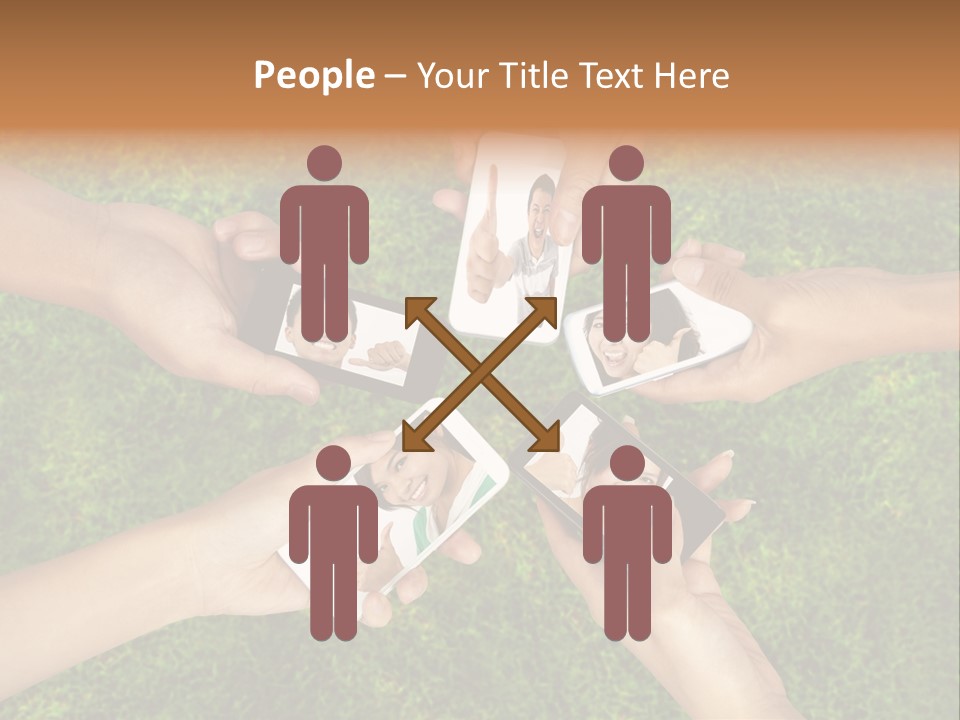 Cell App Green PowerPoint Template