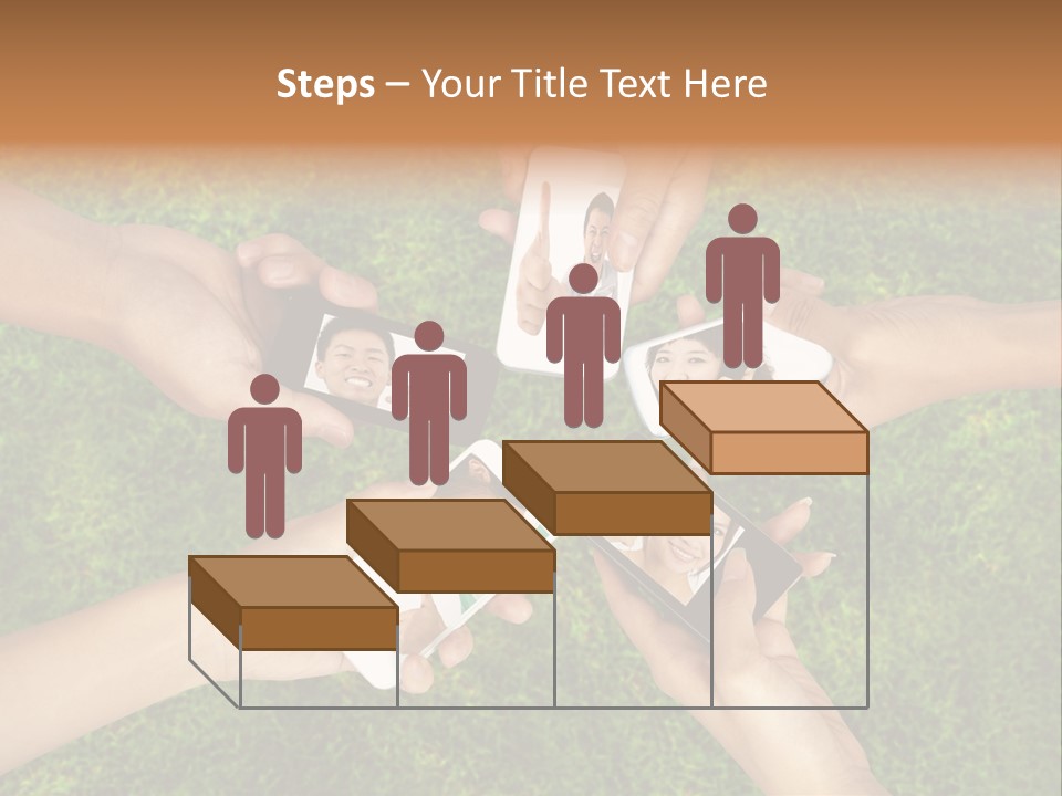 Cell App Green PowerPoint Template