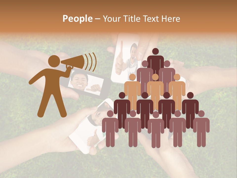 Cell App Green PowerPoint Template