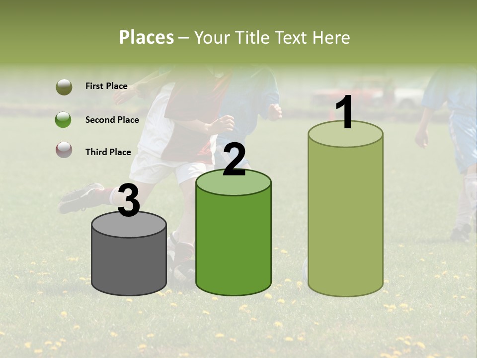 Elementary Age Little Boy Exercise PowerPoint Template