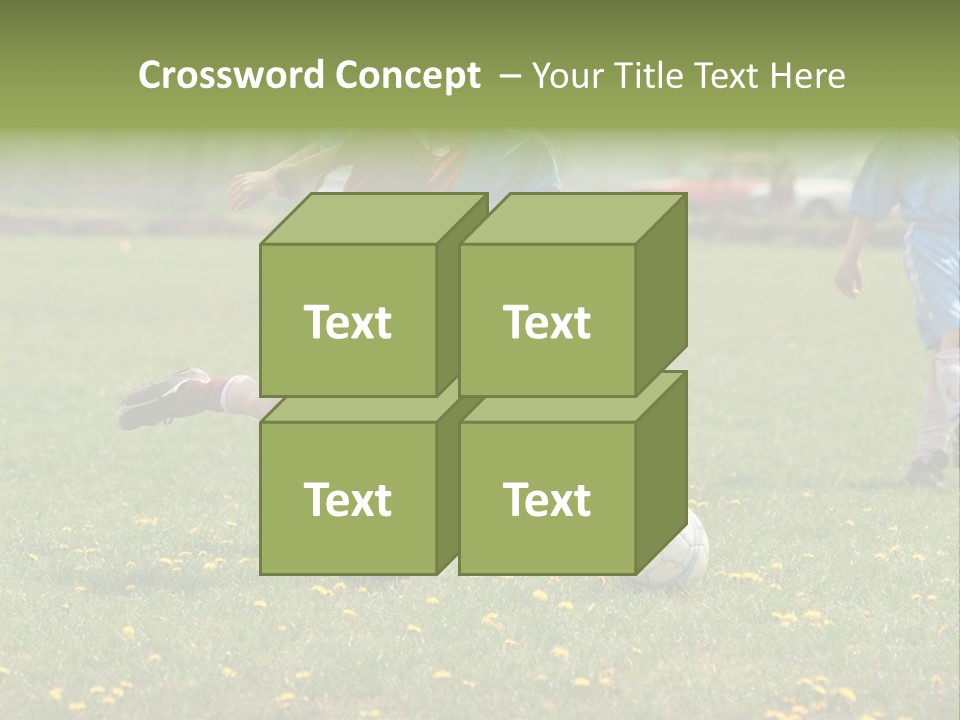 Elementary Age Little Boy Exercise PowerPoint Template